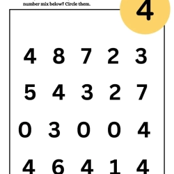 Number Scramble Worksheet Printables