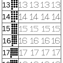 Count And Tracing Worksheet For Free