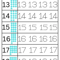 Count And Tracing Worksheet For Grade 2