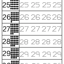 Count And Tracing Worksheet Free Downloads
