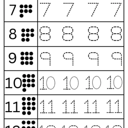 Count And Tracing Worksheet Printables