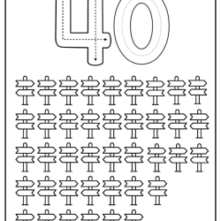 Free Printable Tracing Number Worksheet 079