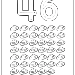 Free Printable Tracing Number Worksheet 091