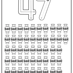 Free Printable Tracing Number Worksheet 093