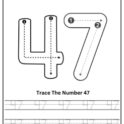 Free Printable Tracing Number Worksheet 094