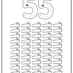 Free Printable Tracing Number Worksheet 109