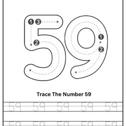Free Printable Tracing Number Worksheet 118