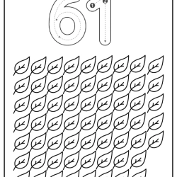 Free Printable Tracing Number Worksheet 121