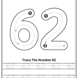 Free Printable Tracing Number Worksheet 124