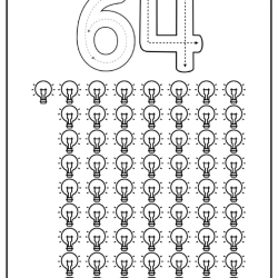Free Printable Tracing Number Worksheet 127
