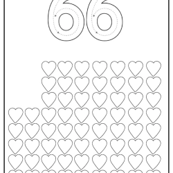 Free Printable Tracing Number Worksheet 131