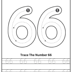 Free Printable Tracing Number Worksheet 132