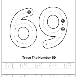 Free Printable Tracing Number Worksheet 138