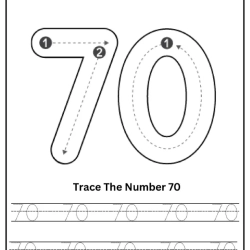 Free Printable Tracing Number Worksheet 140