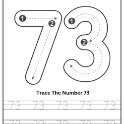 Free Printable Tracing Number Worksheet 146