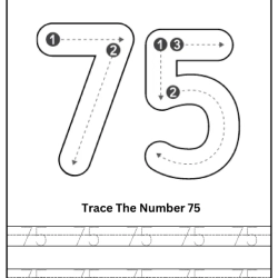 Free Printable Tracing Number Worksheet 150