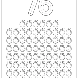 Free Printable Tracing Number Worksheet 151