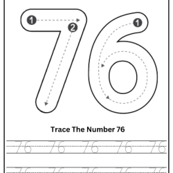 Free Printable Tracing Number Worksheet 152