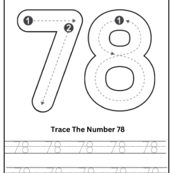 Free Printable Tracing Number Worksheet 156