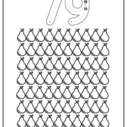 Free Printable Tracing Number Worksheet 157