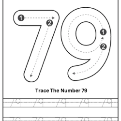 Free Printable Tracing Number Worksheet 158
