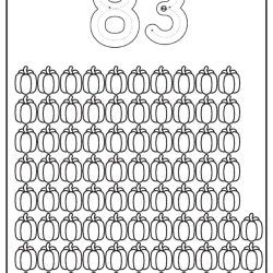 Free Printable Tracing Number Worksheet 165