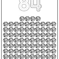 Free Printable Tracing Number Worksheet 167