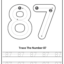 Free Printable Tracing Number Worksheet 174