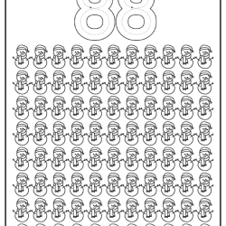 Free Printable Tracing Number Worksheet 175