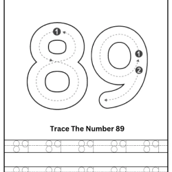 Free Printable Tracing Number Worksheet 178
