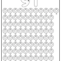 Free Printable Tracing Number Worksheet 181