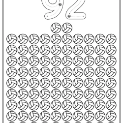Free Printable Tracing Number Worksheet 183