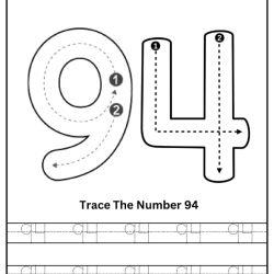 Free Printable Tracing Number Worksheet 188