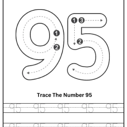 Free Printable Tracing Number Worksheet 190