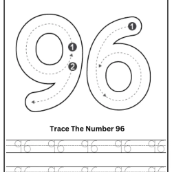 Free Printable Tracing Number Worksheet 192