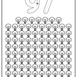 Free Printable Tracing Number Worksheet 193