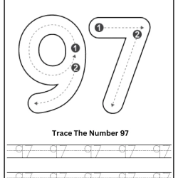Free Printable Tracing Number Worksheet 194