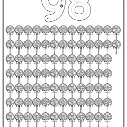 Free Printable Tracing Number Worksheet 195