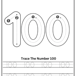 Free Printable Tracing Number Worksheet 200