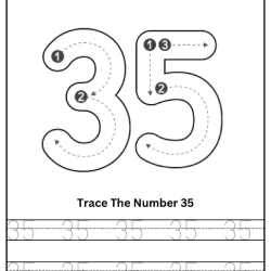 Free Printable Tracing Number Worksheet 4th Grade Free Worksheets