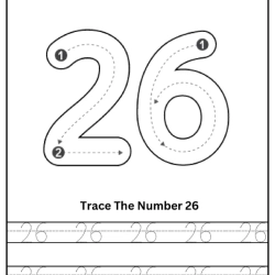 Free Printable Tracing Number Worksheet 6th Grade Worksheets