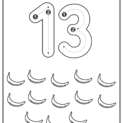 Free Printable Tracing Number Worksheet At Home