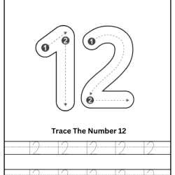 Free Printable Tracing Number Worksheet Easy
