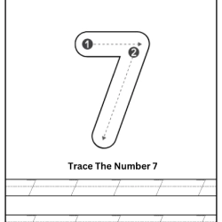 Free Printable Tracing Number Worksheet For 3rd Grade