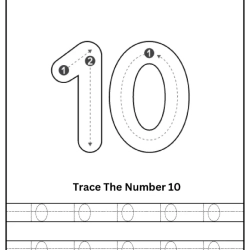 Free Printable Tracing Number Worksheet For 6th Grade