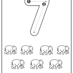 Free Printable Tracing Number Worksheet For Grade 2