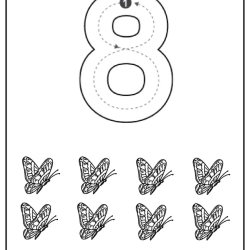 Free Printable Tracing Number Worksheet For Grade 3