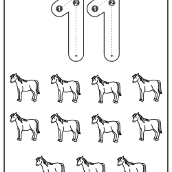 Free Printable Tracing Number Worksheet For Grade 6