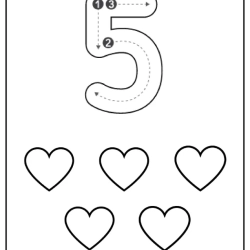 Free Printable Tracing Number Worksheet For Kindergarten