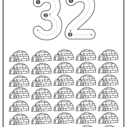 Free Printable Tracing Number Worksheet Grade 3 Free Printables